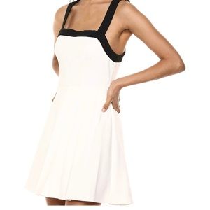 Women's Cocktail Pleated Knit Fit Flare Dress